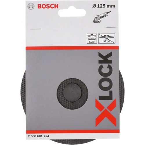  Bosch Professional 2608601724 Support Plate with Centre Pin X-Lock Diameter 125 mm