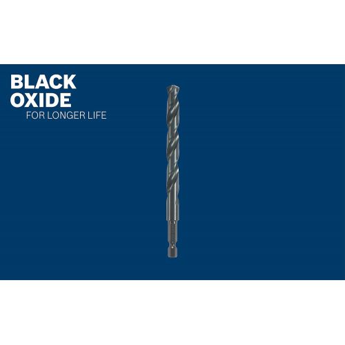  BOSCH BL5IM 5 Pc. Impact Tough Black Oxide Drill Bit Set,