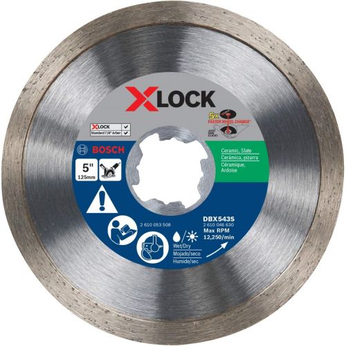  Bosch DBX543S 5 In. X-LOCK Continuous Rim Diamond Blade