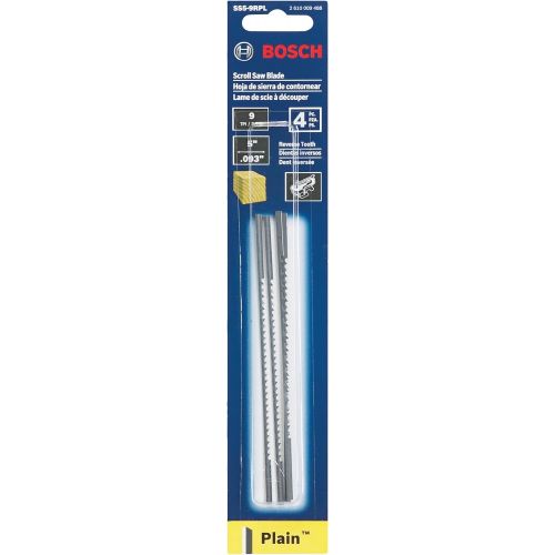  BOSCH SS5-9RPL 5-Inch by 9TPI Reverse Tooth Plain End Scroll Blade