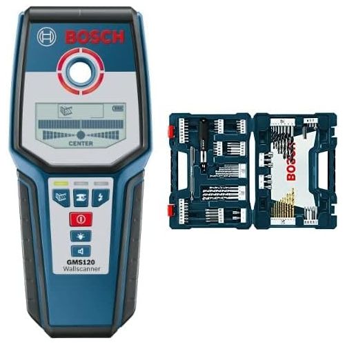  Bosch Digital Multi-Scanner GMS120 & 91-Piece Drilling and Driving Mixed Set MS4091