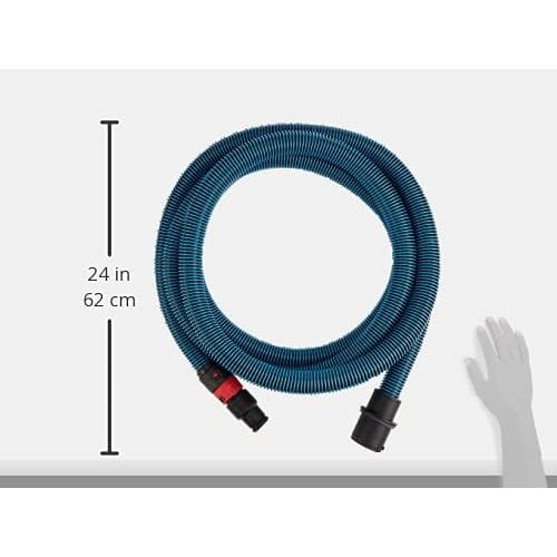  Bosch 2608000566 Hose, Antistatic with Bayonet Lock for Gas 35-55, Blue, 5000 x 35 mm