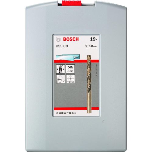  Bosch 2608587014 Metal Drill Bit-SetPro Box 135° Hss-Cobalt 19 Pcs