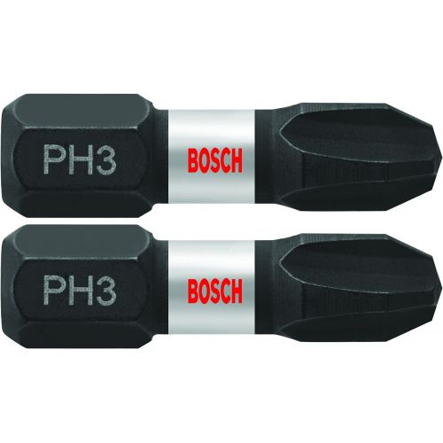  BOSCH ITPH3102 2 Pc. 1 In. Phillips #3 Impact Tough Screwdriving Bit