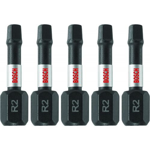  BOSCH ITSQ2105 5 Pc. 1 In. Square #2 Impact Tough Screwdriving Bit