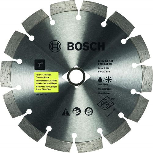  BOSCH DB741SD 7-Inch Segmented Rim Diamond Blade (with Dko), Silver