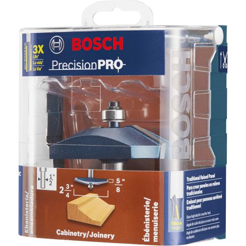  Bosch 85637MC 2-3/4 In. x 5/8 In. Carbide-Tipped Traditional Raised Panel Router Bit