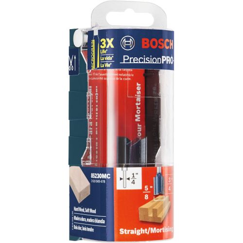  BOSCH 85230MC 5/8 In. x 3/4 In. Carbide-Tipped Double-Flute Straight Bit