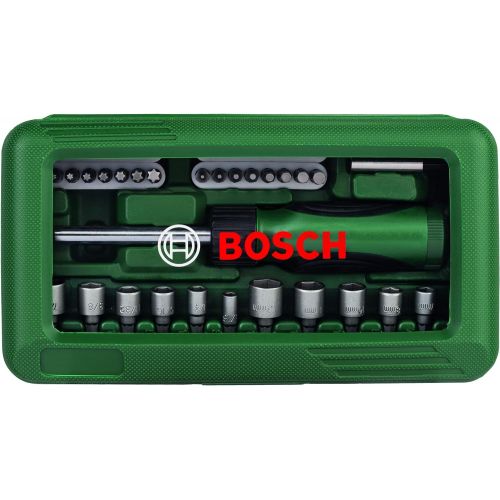  Bosch 2607019504 Screwdriver set (46 Piece), Assorted color