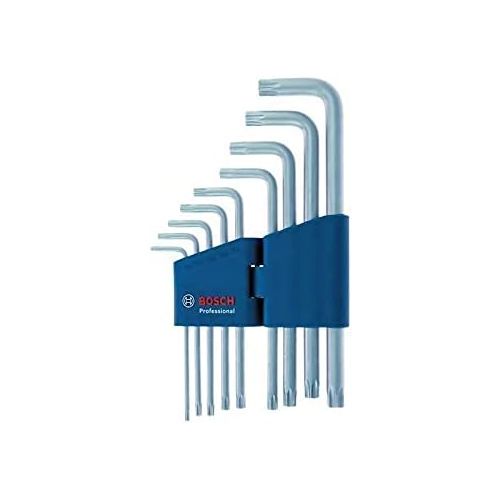  Bosch Professional 1600A01TH4 9-Piece Set Torx Allen Key Set Blue