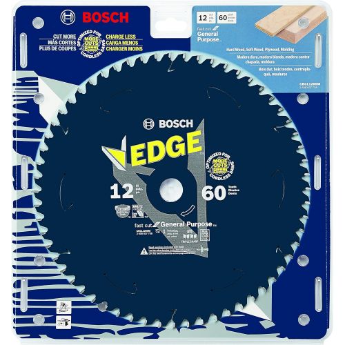  Bosch CBCL1260M 12 In. 60 Tooth Edge Cordless Circular Saw Blade for General Purpose