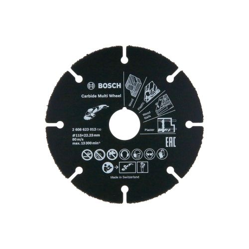  Bosch 2608623012 Cutting DiscMultiwheel of Tungsten Carbide 4.53In