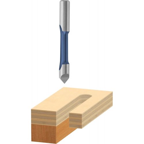  BOSCH 85147 3/8-Inch High Speed Steel Pilot Panel Bit with Drill-through Point-Single Flute