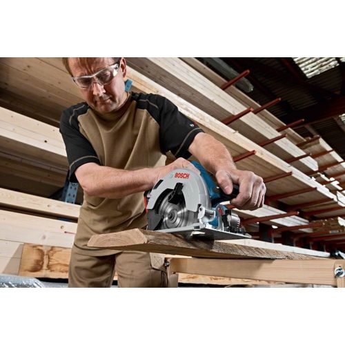  Bosch GKS 18V-57 Professional Cordless Circular Saw The battery-powered all-rounder for all robust sawing jobs (Bare Tool)