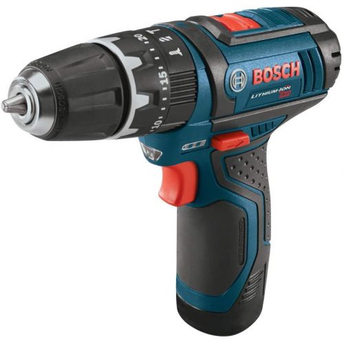  Bosch PS130N 12V Max 3/8 In. Hammer Drill/Driver (Bare Tool), Blue