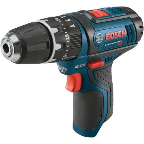  Bosch PS130N 12V Max 3/8 In. Hammer Drill/Driver (Bare Tool), Blue