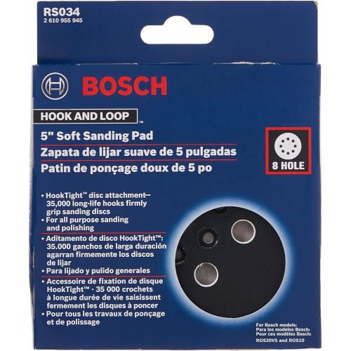  BOSCH 5 In. Soft Hook & Loop Pad