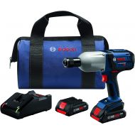 BOSCH HTH182-B25 18V High Torque Impact Wrench w/ 7/16 Hex w/ (2) 4.0 Ah CORE Compact Batteries