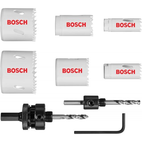  Bosch HSBIM9 General-Purpose 9 pc. Bi-Metal Hole Saw Kit