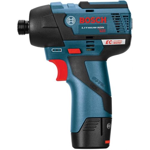  Bosch PS42N 12V Max Brushless Impact Driver (Bare Tool), Blue