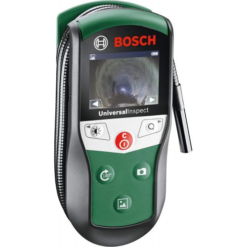  Bosch DIY Inspection Camera Universal Ersalin Prospect, 4 x 1.5 V Batteries, 1 Hook, 1 Mirror, with 2 Rings Soft Case (Camera Head Diameter 8 mm, cable length: 0.95 m, IP67, 2.32 i