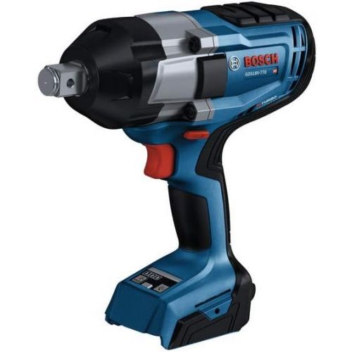  Bosch PROFACTOR GDS18V-770N 18V Cordless 3/4 In. Impact Wrench with Friction Ring and Thru-Hole, Battery Not Included , Blue