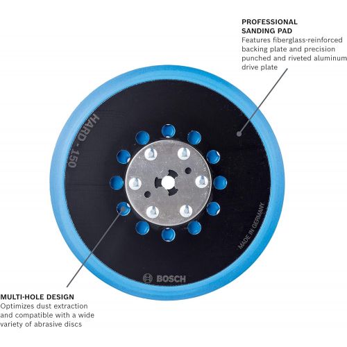 BOSCH RSM6046 6 In. Hard Hook-and-Loop Multi-Hole Sanding Pad