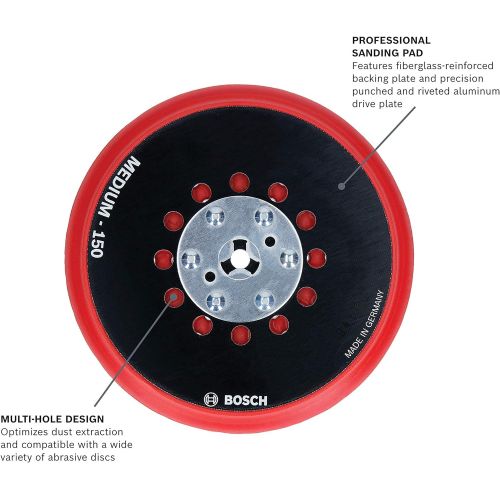  BOSCH RSM6045 6 In. Medium Hook-and-Loop Multi-Hole Sanding Pad