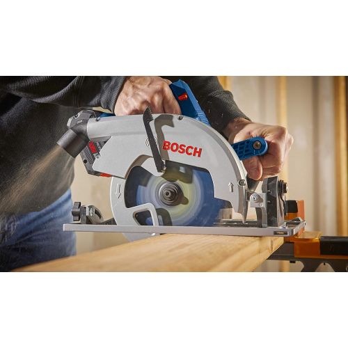  Bosch PROFACTOR 18V STRONG ARM GKS18V-25GCB14 Cordless 7-1/4 In. Circular Saw Kit with BiTurbo Brushless Technology and Track Compatibility, Includes (1) CORE18V 8.0 Ah PROFACTOR P