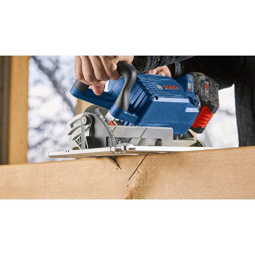  Bosch PROFACTOR 18V STRONG ARM GKS18V-25GCB14 Cordless 7-1/4 In. Circular Saw Kit with BiTurbo Brushless Technology and Track Compatibility, Includes (1) CORE18V 8.0 Ah PROFACTOR P