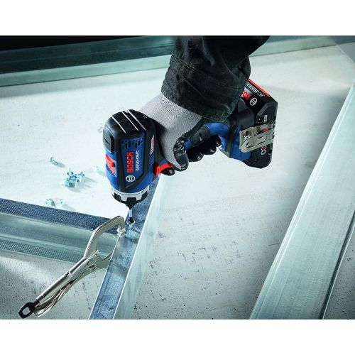  Bosch GSR18V-535FCB15 18V EC Brushless Connected-Ready Flexiclick 5-In-1 Drill/Driver System and (1) GFA18-H SDS-plus Rotary Hammer Attachment with Side Handle