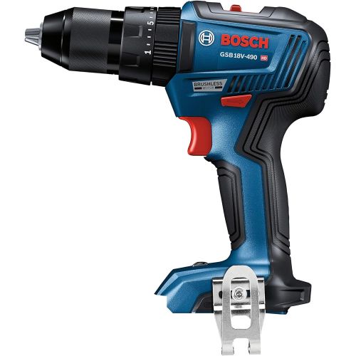  Bosch GSB18V-490N 18V EC Brushless 1/2 In. Hammer Drill/Driver (Bare Tool)