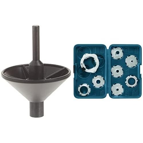  Bosch 8-Piece Router Template Guide Set RA1128 & RA1151 Router Subbase Centering Pin and Cone