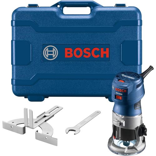  BOSCH GKF125CEK Colt 1.25 HP (Max) Variable-Speed Palm Router Kit with Edge Guide