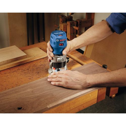  BOSCH GKF125CEK Colt 1.25 HP (Max) Variable-Speed Palm Router Kit with Edge Guide
