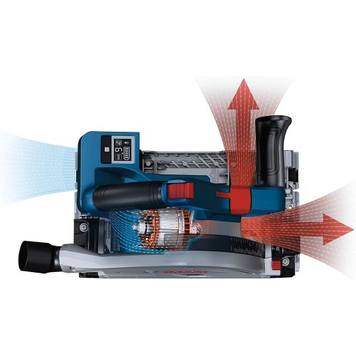  Bosch PROFACTOR GKT18V-20GCL 18V Cordless 5-1/2 In. Track Saw with BiTurbo Brushless Technology and Plunge Action, Battery Not Included