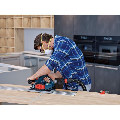  Bosch PROFACTOR GKT18V-20GCL 18V Cordless 5-1/2 In. Track Saw with BiTurbo Brushless Technology and Plunge Action, Battery Not Included