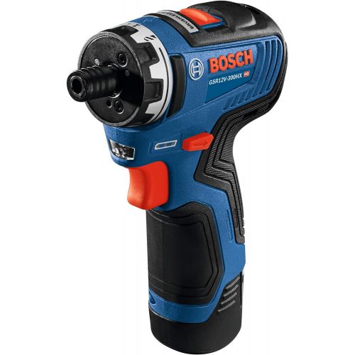  BOSCH GSR12V-300HXB22 12V Max Brushless 1/4 In. Hex Two-Speed Screwdriver Kit with (2) 2.0 Ah Batteries