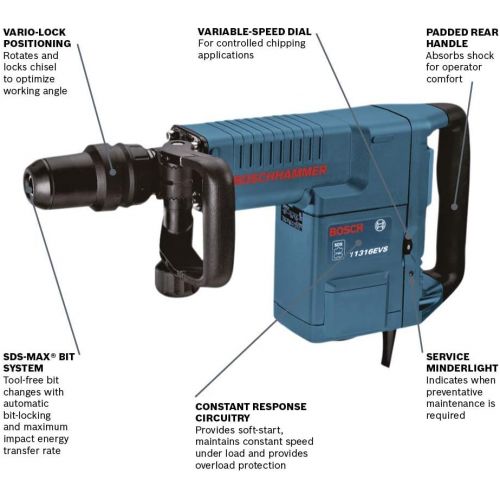  [아마존베스트]Bosch 11316EVS SDS-Max Demolition Hammer