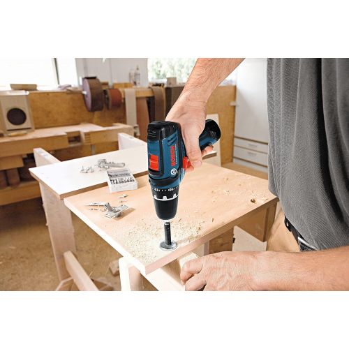  [아마존베스트]Bosch Power Tools Drill Kit - PS31-2A - 12V, 3/8 Inch, Two Speed Driver, Cordless Drill Set - Includes Two Lithium Ion Batteries, 12V Charger, Screwdriver Bits & Soft Carrying Bag,