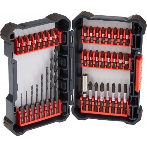  [아마존베스트]Bosch 40 Piece Impact Tough Drill Driver Custom Case System Set DDMS40