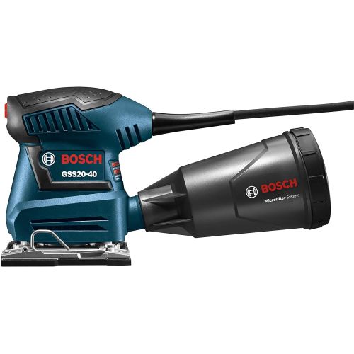  [아마존베스트]Bosch GSS20-40 Orbital Finishing Sander (1/4-Sheet)