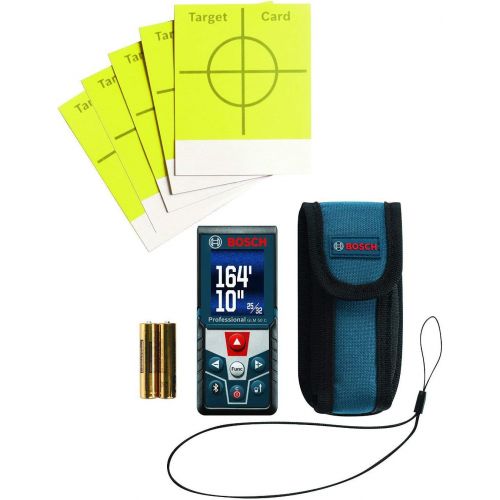  [아마존베스트]Bosch Blaze GLM 50 C Bluetooth Enabled 165’ Laser Distance Measure with Color Backlit Display