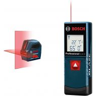[아마존베스트]Bosch Self-Leveling Cross-Line Red-Beam Laser Level GLL 55 & Blaze Pro 165 Laser Distance Measure GLM165-40