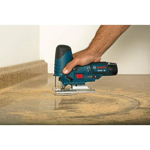  Bosch JS120N 12V Max Barrel-Grip Jig Saw (Bare Tool) , Blue