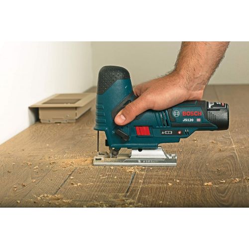  Bosch JS120N 12V Max Barrel-Grip Jig Saw (Bare Tool) , Blue