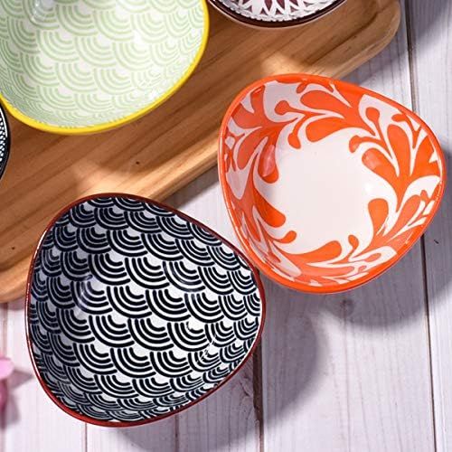  [아마존베스트]BOSILI Ceramic Soy Sauce Dishes set of 5, Japanese Soy Dishes for Dumpling Sushi