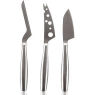 Boska Stainless Steel Cheese 3 Knife Set - Copenhagen For All Types of Cheese - Multi-Functional Cheese Slicer