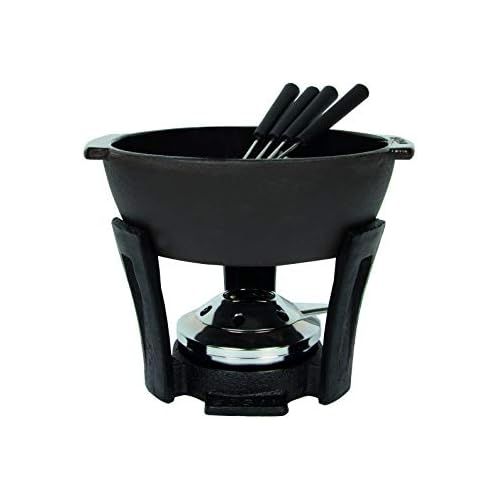  Boska Cheese Fondue Set Party Pro / Dinner for Two / 900 ml / Cast Iron / Black / 200 x 180 x 60 mm