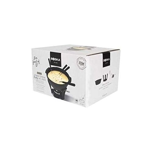  Boska Cheese Fondue Set Party Pro / Dinner for Two / 900 ml / Cast Iron / Black / 200 x 180 x 60 mm